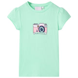 VidaXL Kindershirt 104 felgroen