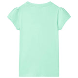 VidaXL Kindershirt 128 felgroen