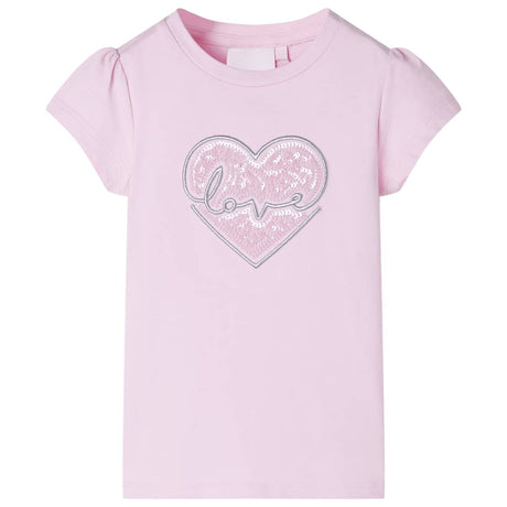 Vidaxl kindershirt 104 lichtroze