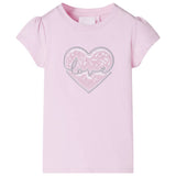 VidaXL Kindershirt 116 lichtroze