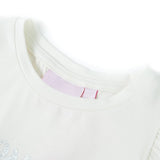 VidaXL Kindershirt met mouwen met ruches 92 wit