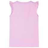 Vidaxl kindershirt met ruches aan de mouwen 104 lila