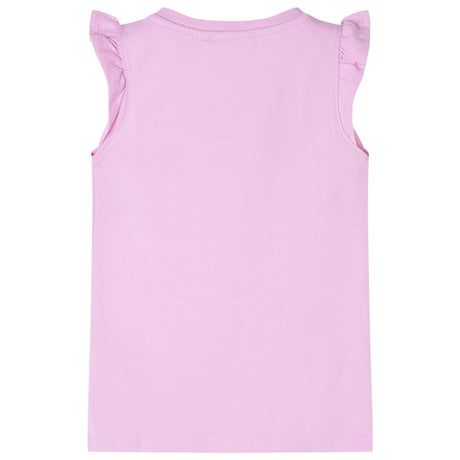 Vidaxl kindershirt met ruches aan de mouwen 104 lila