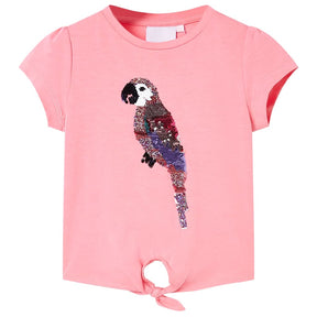 Vidaxl kindershirt 128 fluorescerend roze