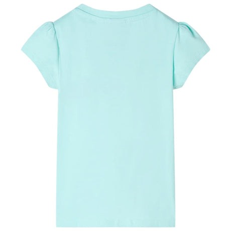 Vidaxl kindershirt 128 lichtzeeblauw