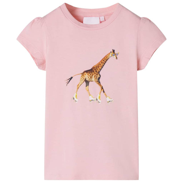 Vidaxl kindershirt 104 lichtroze