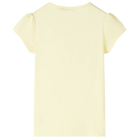 Vidaxl kindershirt 92 zachtgeel
