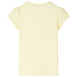 VidaXL Kindershirt 104 zachtgeel