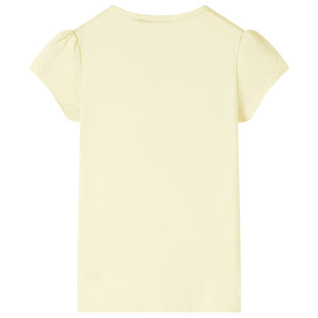 Vidaxl kindershirt 116 zachtgeel