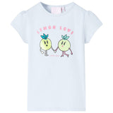 VidaXL Kindershirt 104 lichtblauw