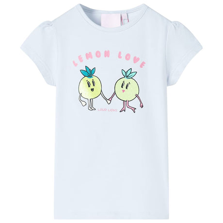 Vidaxl kindershirt 140 lichtblauw