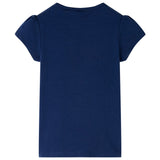 VidaXL Kindershirt 92 marineblauw
