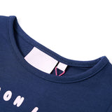VidaXL Kindershirt 92 marineblauw