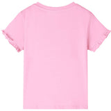 VidaXL Kindershirt met korte mouwen 140 felroze