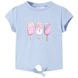 Vidaxl kindershirt 104 blauw