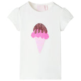 Vidaxl kindershirt 140 ecru