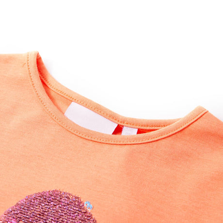 Vidaxl kindershirt 104 neonoranje