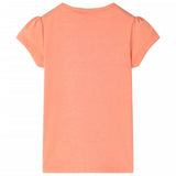 VidaXL Kindershirt 140 neonoranje