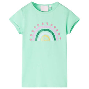 Vidaxl kindershirt 92 felgroen