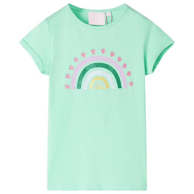 Vidaxl kindershirt 92 felgroen