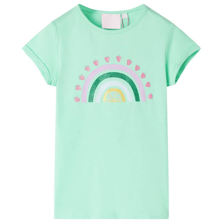 Vidaxl kindershirt 92 felgroen
