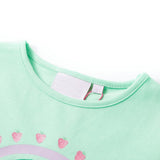 Vidaxl kindershirt 92 felgroen