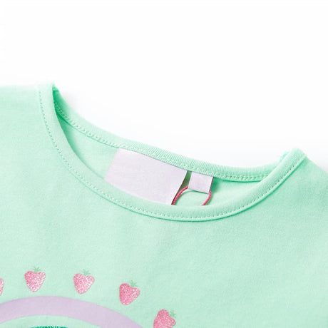 Vidaxl kindershirt 104 felgroen
