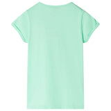 VidaXL Kindershirt 128 felgroen