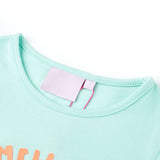 VidaXL Kindershirt 92 lichtzeeblauw