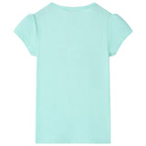 VidaXL Kindershirt 140 lichtzeeblauw