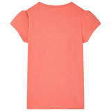 VidaXL Kindershirt 104 koraalkleurig