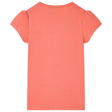 VidaXL Kindershirt 116 koraalkleurig