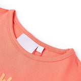 VidaXL Kindershirt 140 koraalkleurig