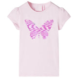 Vidaxl kindershirt met kapmouwen 116 zachtroze