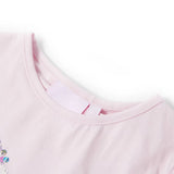 Vidaxl kindershirt met kapmouwen 116 zachtroze
