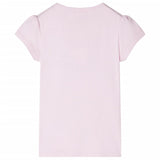 VidaXL Kindershirt met kapmouwen 140 zachtroze
