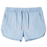 Vidaxl kindershorts 140 zachtdenimblauw