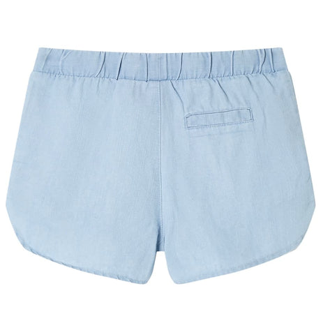 Vidaxl kindershorts 140 zachtdenimblauw