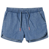 Vidaxl kindershorts 140 denimblauw