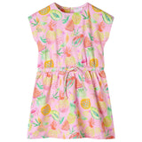 Vidaxl kinderjurk 116 zachtroze