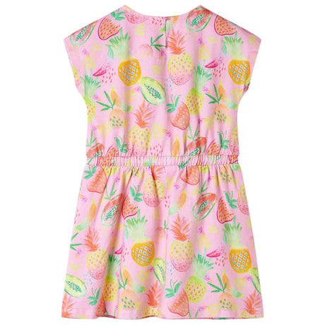 Vidaxl kinderjurk 128 zachtroze