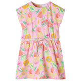 Vidaxl kinderjurk 140 zachtroze