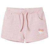 Vidaxl kindershorts met trekkoord 116 gemengd lichtroze