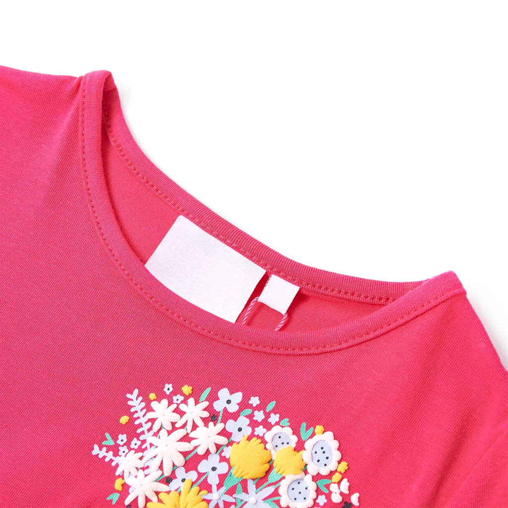 Vidaxl kindershirt 116 felroze