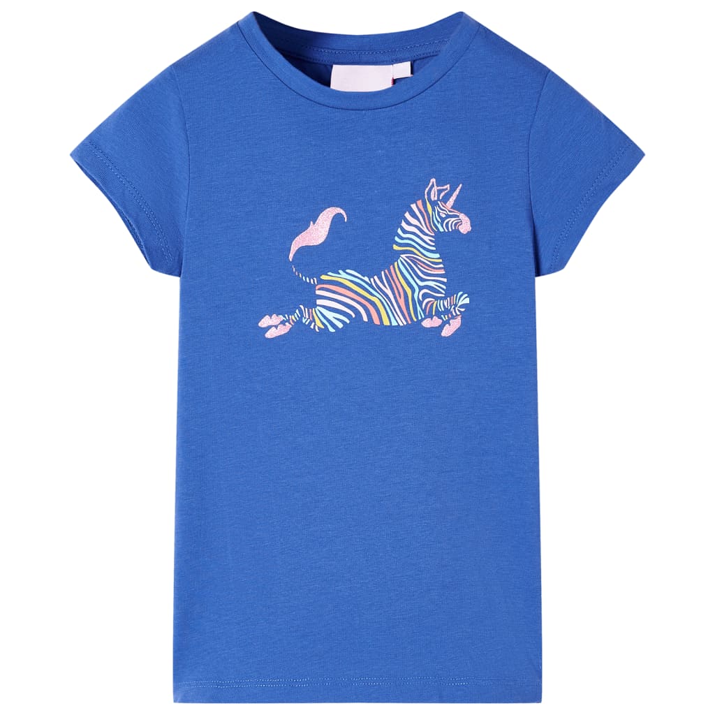 Vidaxl kindershirt 128 kobaltblauw
