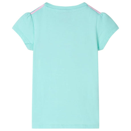 Vidaxl kindershirt 116 lichtmint