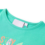 Vidaxl kindershirt 116 mintkleurig