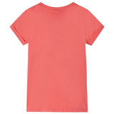 Vidaxl kindershirt 104 koraalkleurig