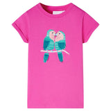 Vidaxl kindershirt 116 donkerroze