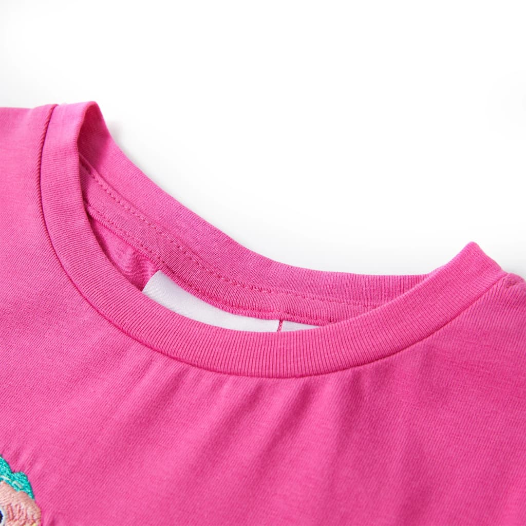Vidaxl kindershirt 116 donkerroze